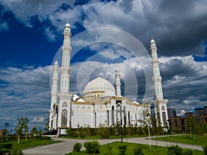 Hazrat Sultan Mosque, Nur-Sultan, Kazakhstan photo