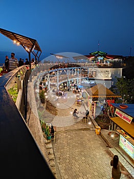 view of the HEHA Sky at night