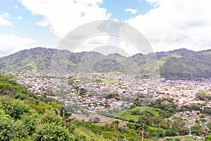 View from the heights of the city of Jinotega photo