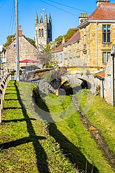 A view of Helmsley, a market town and civil parish in the Ryedale district of North Yorkshire, England