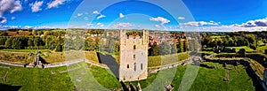 A view of Helmsley, a market town and civil parish in the Ryedale district of North Yorkshire, England