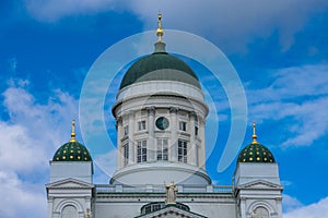 View of Helsinki Cathedral Helsingin tuomiokirkko photo