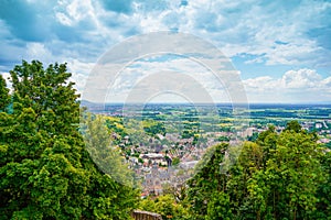 View of Heppenheim on the Bergstrasse.