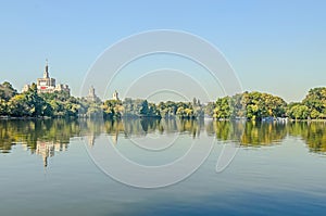 View from Herastrau Park of House of the Free Press