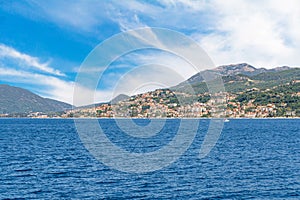 View of the Herceg Novi from the sea, Montenegro