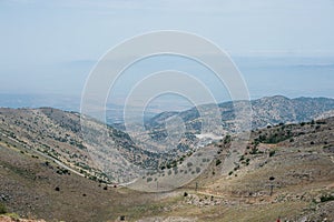 View from Hermon mountain, Israel