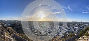 View of Hermosillo City, Mexico at sunset photo