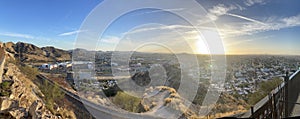 View of Hermosillo City, Mexico at sunset photo