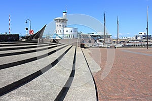 View on Het Havengebouw in Harlingen