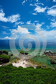 The View from HIGASHI HENNA Cape, Okinawa Prefecture/Japan