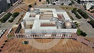 View of the High court in the Central Business District (CBD) in Gaborone, Botswana, Africa