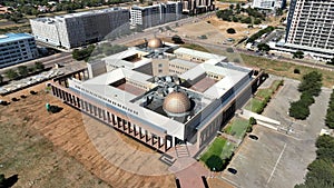 View of the High court in the Central Business District (CBD) in Gaborone, Botswana, Africa