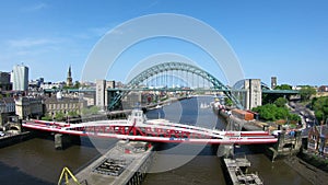 The View From the High Level Bridge over the River Tyne