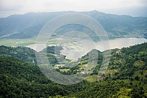 View from high mountain