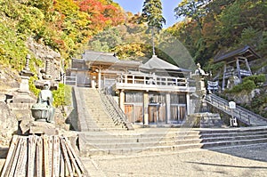 View in the High Mountain in Yamadera Temple