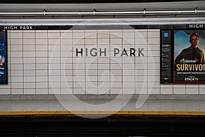 View of High Park TTC Subway Station.