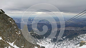 View of the High Tatras mountains