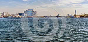 A view of the higher reaches of the Dubai Creek in the UAE