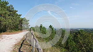 View from the highest Dune of the Schoorlse Duinen Dunes in North Holland, the Netherlands