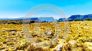 View of the highveld and the Blyde River Canyon along the Panorama Route