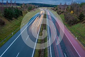 View on highway