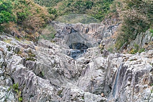 The view of hiking road among Sai Kung East Country Park in Hong Kong