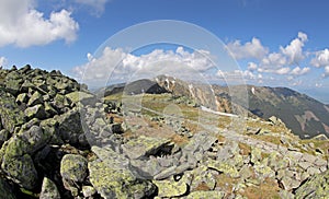 View from hill Chopok, Slovakia