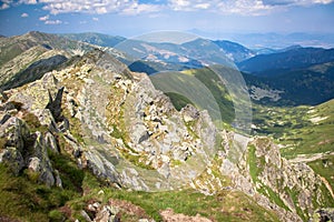 Pohled z kopce Ďumbier, Slovensko