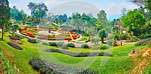 The view from the hill, Mae Fah Luang garden, Doi Tung, Thailand