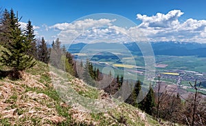 View from hill Predny Choc, Slovakia