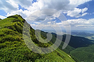 View on hills in National park Mala Fatra