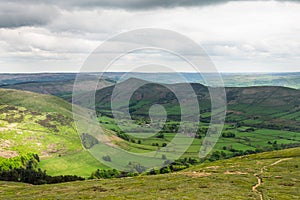 View on the Hills near Edale, Peak District National Park, UK