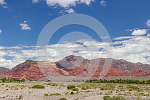 View of the hills in Uquia, province of Jujuy, Argentina