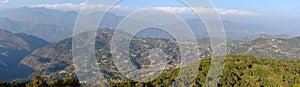 View at the himalaya ridge from Tansen on Nepal