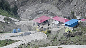 View of Himalayan Hills A beautiful scenic view of nature