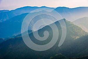 View of Himalayas mountain range