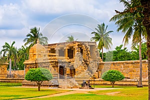 view at Hindu Temple dedicated to Shiva, ancient Gangaikonda Cholapuram Temple, India, Tamil Nadu, Thanjavur (Trichy)