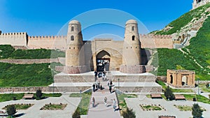 View of Hisor Fortress in Tajikistan, Central Asia.