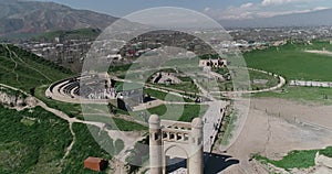 View of Hisor Fortress in Tajikistan, Central Asia.