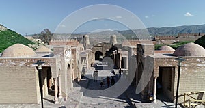 View of Hisor Fortress in Tajikistan, Central Asia.