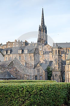 View of historic building in Edinburgh