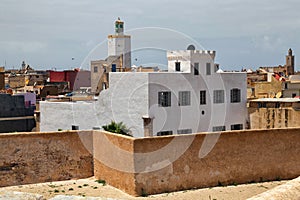 View of the historic buildings of El Jadida (Mazagan).