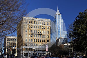 Buildings in downtown Raleigh, North Carolina