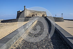 Castello de San Gabriel in Arrecife in Lanzarote photo