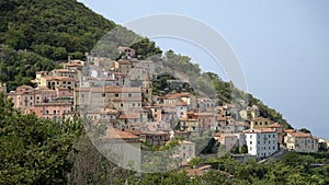 View of the historic center of the town of maratea