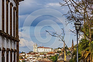 View of the historic city of Ouro Preto