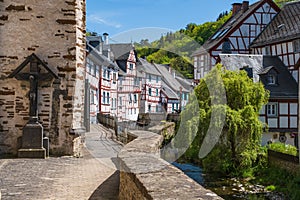 The romantic Eifel town of Monreal / Germany