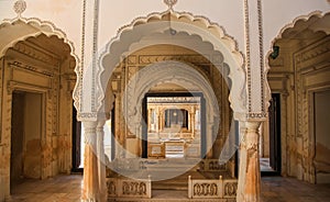 Historic Paigah tombs architecture in Hyderabad, India photo