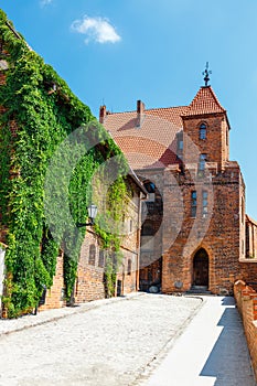 View of historical buildings in Torun in Poland. Torun is listed among the UNESCO World Heritage Sites