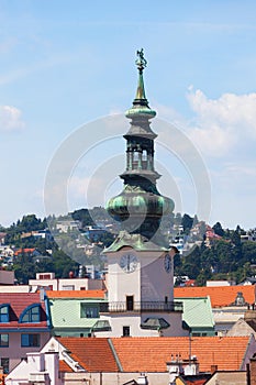 Pohľad na historické centrum Bratislavy